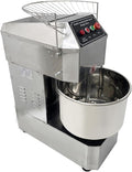 Commercial Dough Mixer 30QT, 1500W 110V Dual Speed Dual Action, Stainless Steel Spiral Stand Mixer for Pizza Dough, Bakeries, Restaurants & Schools