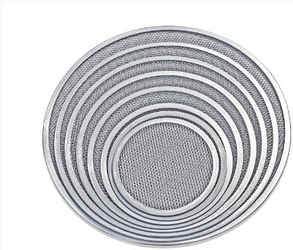 New Star Foodservice 50660 Restaurant-Grade Aluminum Pizza Baking Screen, Seamless, 10-Inch
