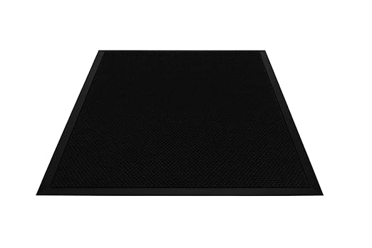 Guardian UG061235 Elite Guard Berber Indoor/Outdoor Floor Mat, 72" x 144", Black