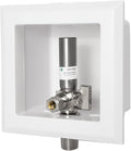 EFIELD Sweat Pre-assembled Dishwasher Outlet Box, 1/2-Inch MIP Inlet with Installed 1/4-Turn Stop Angle Valve With Stainless Steel Water Hammer Arrestor,(DW013)