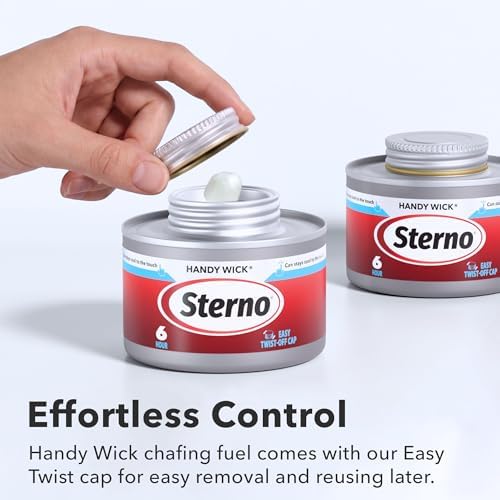 Sterno Disposable Chafing Dish Buffet Set With 6-Hour Fuel, 10 Piece - Image 7