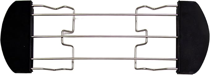 Toast Rack Stainless Steel Toaster Warming Rack Toaster Cooling Grid Bread Rack Grilling Rack Holder Toaster Holder Rack for Outdoor Hiking Kitchen 26cm