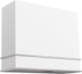 Akicon Range Hood 36 Inch, Stainless Steel Ducted Kitchen Hood with Powerful Motor, Wall Mount Modern Box, 36W X 30H X 14D Inch, AK-HS36HA-SWN (Signal White with Nickel)