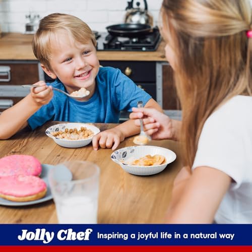 JOLLY CHEF 156 Count Paper Bowls with Leaf Floral Print 12 oz - Image 7
