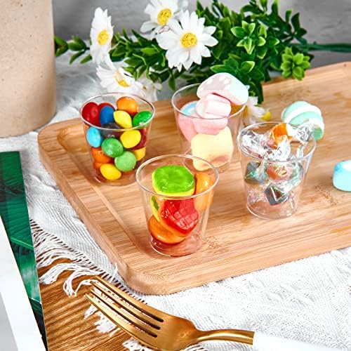 JOLLY CHEF 500 Pack 1.5 oz Plastic Shot Glasses, Disposable Hard Cups - Image 5