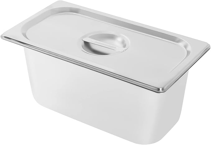 Electric Steam Table Food Warmer, 1200W Stainless Steel Bain Marie Buffet Food Warmer, 6-Pan 19Qt Commercial Buffet Warmer Countertop Steam Table with Sneeze Guard & Temp Display, 86-176℉