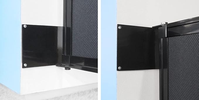 Wall-Mounted Sliding StraightWall Room Divider | Adjustable Widths | Locking Wheels | Room Separator | Up to 19'9" Wide x 6'10" Tall Warm Pebble Fabric Panels