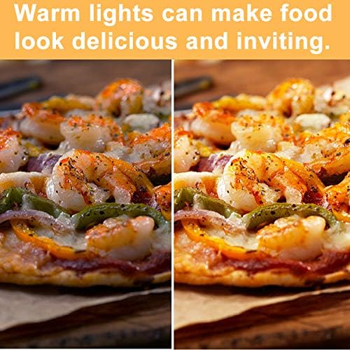 27-inch Food Warmer Display Hot Food Countertop Case Commercial Buffet Restaurant Heated Warmer w/ 3D Heating with LED Lighting 3-Tier Food Showcase for Catering Pizza