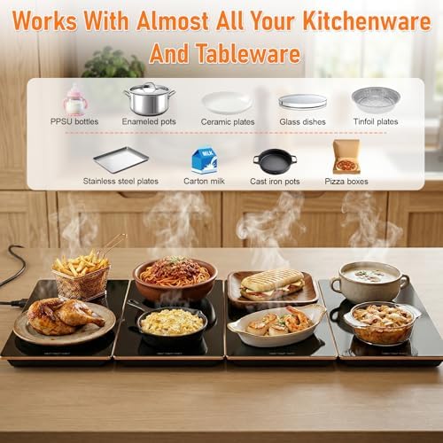 Electric Food Warming Tray, 4-in-1 Food Warmers for Parties Buffet - Image 5