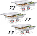 Sterno Disposable Chafing Dish Buffet Set With 6-Hour Fuel, 30 Piece by Sterno