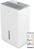 TCL 2000 Sq. Ft. Smart Dehumidifier, Energy Star Most Efficient 2024, Ultra-compact, 25 Pints Per Day, Ideal for Basements, Rooms, and Other Living Spaces, Works with Alexa/Google Assistant – H25D44W