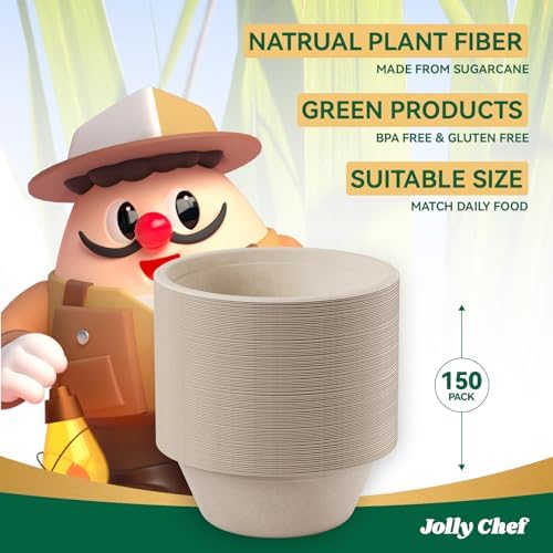 Compostable Disposable Paper Bowl 16 oz Heavy Duty Soup Containers 150 Pack - Image 7