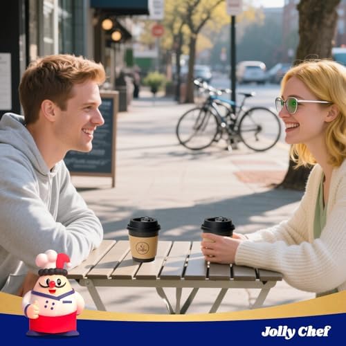 JOLLY CHEF 10 oz Coffee Cups with Lids, Sleeves and Stirrers 100 Count - Image 7