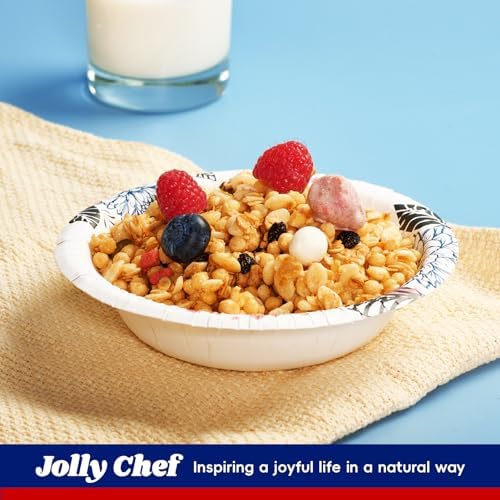 JOLLY CHEF 156 Count Paper Bowls 12 oz with Floral Print - Image 5