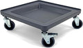 Dolly for Dish Rack and Glass Rack | 2 Wheel Lock 4" | 250 lbs. max Capacity | Gray