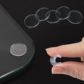 Extremely Soft 40 PCS Large Size Self Adhesive Glass Table Top Bumper, Transparent Anti Slide and Scratch for Heavy Glass Table, Rubber Pad to Avoid The Movement of Glass (Round, 40 PCS)