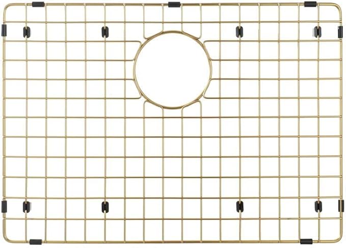 STARSTAR Workstation Ledge Topmount/Drop-in Single Bowl Satin Matte Stainless Steel Kitchen/Yard/Bar/Laundry/Office Sink, With Grid, Colander, Cutting Board, Strainer (23x20x9 Gold)