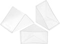 uxcell 20Pcs Plastic Corner Protectors 36x66mm Right Angle Shape Glass Corner Guards Cushion for Corner Protection of Glass, Mirror, Tile, White