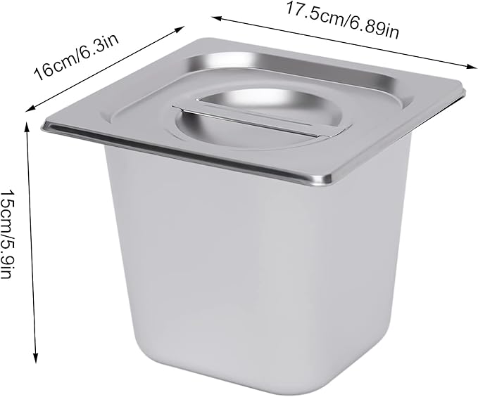 Commercial Bain Marie Food Warmer, 600W 6-Pan Electric Bain Marie Buffet Countertop Food Warmer, 19Qt Portable Steam Table Buffet Warmer 86-185℉ Temp Range for Catering, Restaurant, Hotel