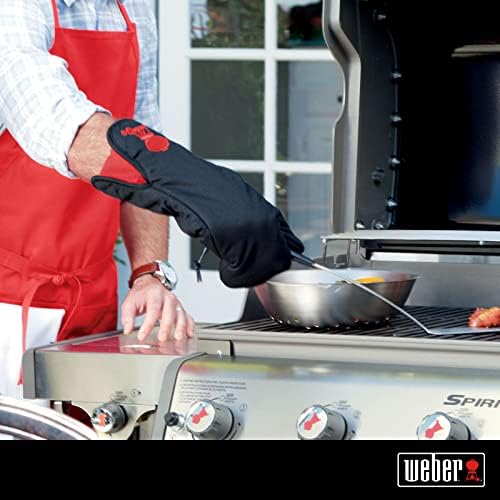 Weber® Barbecue Mitt with Red Kettle Embroidery - Image 2