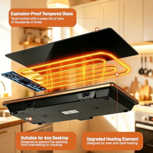 Electric Food Warming Tray, 6-in-1 Food Warmers for Parties Buffet - Image 4