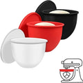 Non-Stick Silicone Liner for 5 Qt Stand Mixers | No More Replacement Bowls(3pcs)