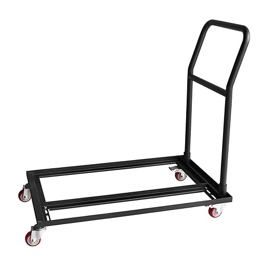 Drywall Cart, Drywall Sheet Carts, Heavy Duty Plasterboard Trolley W/Four 5" Wheels, Service Dollies for Handling Sheetrock Sheet Panel,37.8x21x36