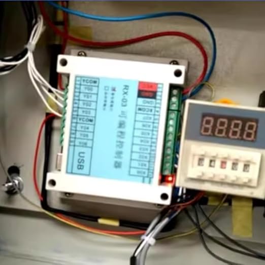 Programmable Logic Controller, PLC 8 Input 7 Output Programmable Control Board for Industrial Automation Magnetic, Programmable Logic Circuits