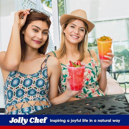 JOLLY CHEF 12 Oz Disposable Clear Plastic Cups, 390 Pack Drinking Cups - Image 7