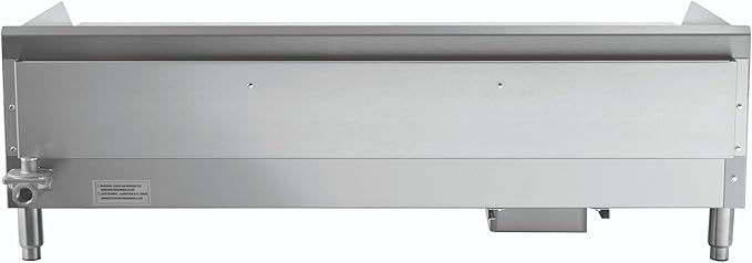 Kratos 48" Wide Commercial Restaurant Gas Countertop Griddle, Thermostatic Controls, 4 Burners, 120,000 BTU Output (29Y-009)
