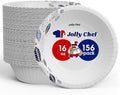 JOLLY CHEF 156 Count Paper Bowls 16 oz with Leaf Floral Print by JOLLYCHEF