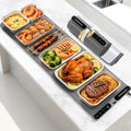 Warming Mat for Food Extra Large, XXXL (47"x15") Electric Food Warming Mat with 7 Level Temp & 8 Hours Timer, Flexible Food Heating Pad with Heat-Resistant Mat, Warming Trays for Buffets Party, Gray by NtoaujaoPilatesReformerSet