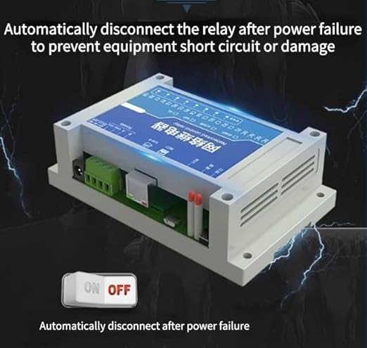 Programmable Logic Controller, PLC 8 Input 7 Output Programmable Control Board for Industrial Automation Magnetic, Programmable Logic Circuits