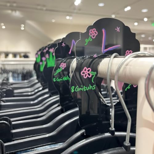 10PCS Closet Rod Dividers & Clothing Rack Size Dividers - Erasable & Write-On for Clothes - Clothing Labels for Nursing Home, Attachable Size Holders, Closet Separators - Image 5