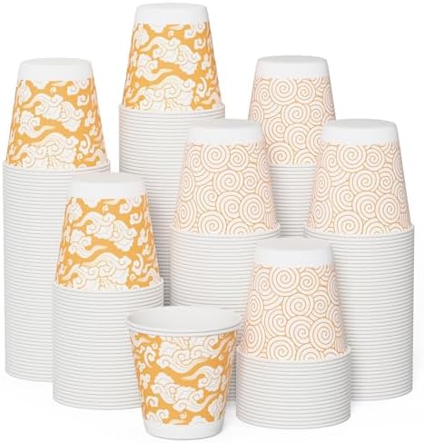 JOLLY CHEF 3 oz Bathroom Mouthwash Cups 300 Pack Orange by JOLLYCHEF