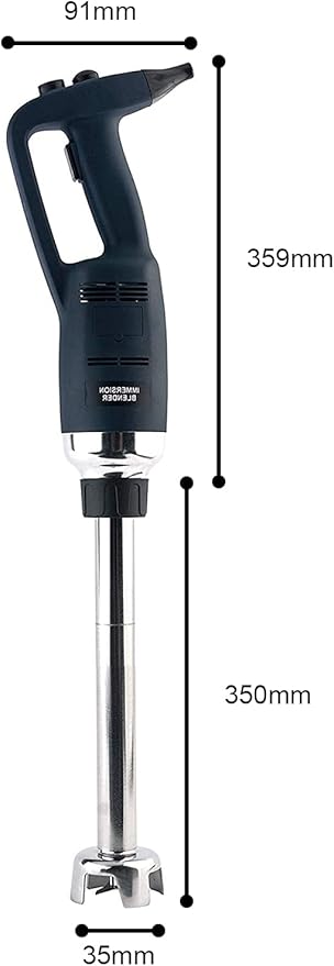 14 in Heavy Duty Immersion Blender Handheld Kitchen, Hand Blenders for Kitchen, Commercial Mixer Electric, 500W Removable Shaft 2500rpm to 15000rpm, Emulsifier Blender Handheld