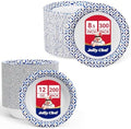 JOLLY CHEF 8.5 Inch Paper Plates 300 Count & 12 Oz Paper Bowls 200 Count by JOLLYCHEF