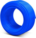 1/4" OD 50 Feet Length Blue Tubing for Reverse Osmosis De-ionized Water Filtration Systems, Refrigerators, and Other Appliances (1/4" OD, 50') NSF Certified