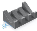 Silicone Soap Dish - Extended Self Draining Holder for Shower and Bathroom - 1 PCS Bathtub Soap Dish With Drainage
