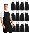 Aprons for Men - 100% Polyester Chef Apron Women with Extra Long Ties - Cooking Aprons for Women & Mens Apron