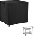 Outdoor Dining Cart Cover for Feasto 50 Inch Three-Shelf Movable Food Prep and Work Cart Table,Waterproof Outdoor Grill Cart Pizza Oven Table Cover - 50 X 23 X 29 Inch