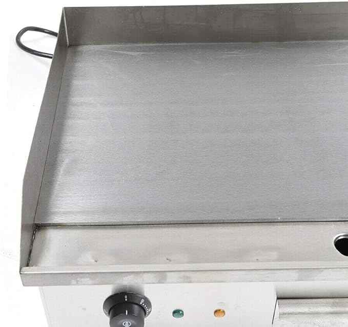 Commercial Electric Griddle 110V 4400W Electric Flat Top Griddle Non-Stick Teppanyaki Grill, 29'' x 16'' Cooking Plate, Stainless Steel Restaurant Electric Countertop Griddle Tabletop Grill