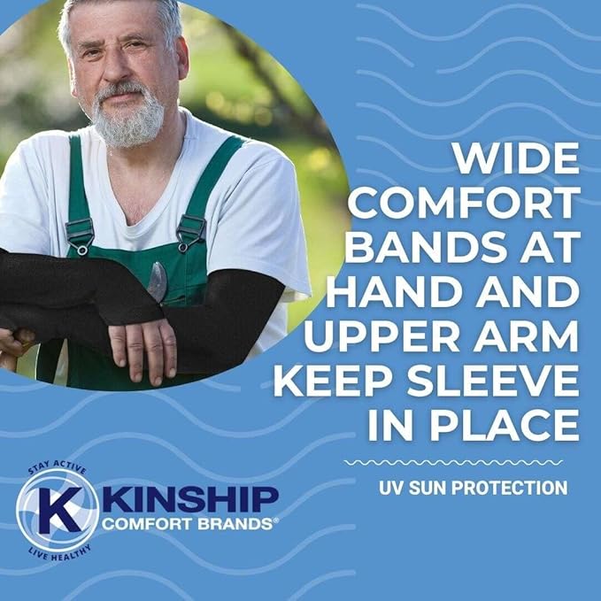 Arm Protector Sleeves for Elderly Thin Skin, Bruising, Sun Protection, Men, Women