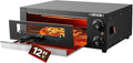 VEVOR Electric Pizza Oven, 12 in Countertop Pizza Oven, 77 to 572°F Temp Range, 1450W Indoor Pizzas Maker w/Timing & Temp Control, Pizzas Cooker w/Dual Heat Tube, Grill Rack, for Kitchen & Commercial