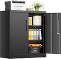 Oakcloud Oakmont Metal Storage Cabinet for Tool Organization, 36" Lockable Garage Storage Cabinets with 2 Doors and 4 Adjustable Shelves, Locking File Cabinet for Office, Home, School (36”-Black)