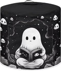 Flashideas Cute Ghost Pressure Cooker Cover, Kitchen Appliance Dust Cover, Rice Cooker Protective Cover with Pocket, Suitable for Air Fryer Cover, Toaster Cover, Oven Cover