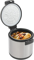 Commercial Rice Warmer Electric Rice Warmer Portable Food Warmer with Non-stick Inner Pot Restaurant Stainless Steel Buffet Warmer,19L/20Qt