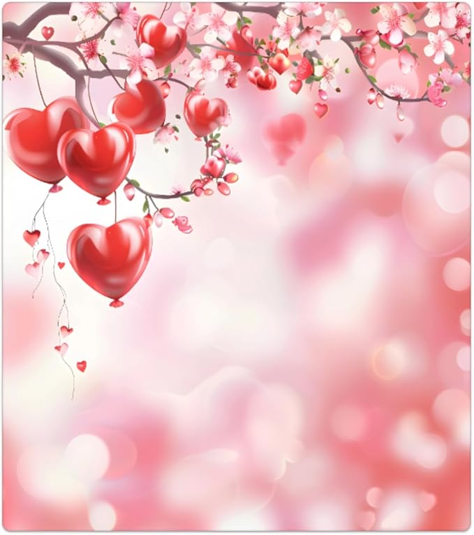 Beautiful Valentine's Day Flowers Dishwasher Magnet Cover, Reusable Refrigerator Panel Stickers Microwave Front Door Covers Magnets for Kitchen Home Appliances Holiday Party Decorations 23 X 26 in