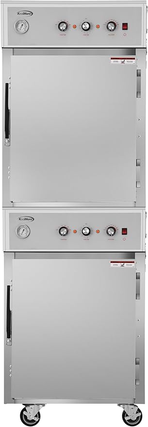KoolMore Commercial Full-Size Two Door Cook and Hold Oven 3,000 W and 208/240V, UL Listed in Stainless-Steel (KM-CCAH3-2D)