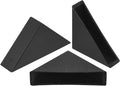 uxcell 20Pcs Plastic Corner Protectors 10x50mm Right Angle Shape Glass Corner Guards Cushion for Corner Protection of Glass, Mirror, Tile, Black